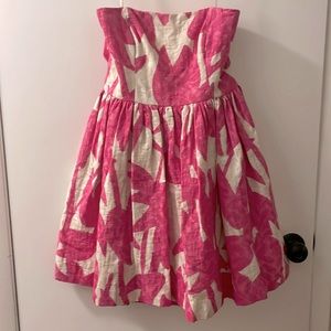 Shoshanna strapless party dress size 10